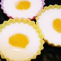 ヤスコ♪'s cooksnap of when they made なんちゃって目玉焼き！５分で完成ミルク寒天♪.