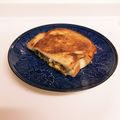 ❁Abake❁'s cooksnap of when they made 卵とチーズのホットサンド.
