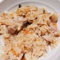 チャンあす's cooksnap of when they made 簡単時短☆炊飯器一つで鶏肉の炊き込み丼.