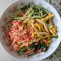 露天好き's cooksnap of when they made 普通の冷やし中華☆タレも普通です☆.