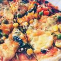 たろーちゃん☆'s cooksnap of when they made 薄力粉で簡単♪お家で節約鶏ハムピザ★.