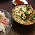 nyankoにゃん's cooksnap of when they made ✿きのこと鶏肉のあったか♪田舎そば✿.