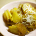 maruru-nn's cooksnap of when they made さつまいもと蓮根の甘酢炒め☆レモン風味.