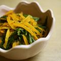 maruru-nn's cooksnap of when they made 春菊と人参の胡麻和え.