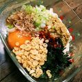 chiko0134's cooksnap of when they made 納豆釜玉桃ラーうどん.