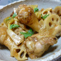 ちょこれーとなっつ's cooksnap of when they made 鶏とれんこんの黒酢さっぱり煮.
