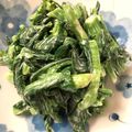 クックWY4OJ3☆'s cooksnap of when they made 菜の花のマヨポンからし和え.