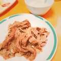 cocomammy_'s cooksnap of when they made すき焼き肉の山芋とろろ絡め.