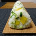 ダイナマイト漆黒's cooksnap of when they made 青ねぎとたくあんのおにぎり.