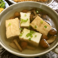 ☆Rokko☆'s cooksnap of when they made ✿なめこと厚揚げのあったかとろみスープ✿.