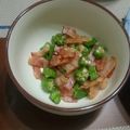 ☆pochiko☆'s cooksnap of when they made オクラとベーコンのバター炒め.
