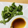 せいぞうキッチン's cooksnap of when they made こごみと油揚げの胡麻和え.