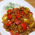 ⭐とっくん⭐'s cooksnap of when they made パプリカのキーマカレー.