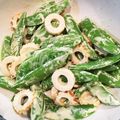すみれのの's cooksnap of when they made スナップえんどうと蒲鉾のわさびマヨサラダ.