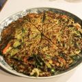 tkiriba's cooksnap of when they made ☆じゃがいもでもっちり！にらチヂミ☆.