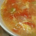 kaoran620's cooksnap of when they made ✿簡単☆美味しい☆トマト＆卵スープ♪.