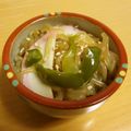 もんしゅしゅ's cooksnap of when they made 糸こん・ピーマン・かまぼこのきんぴら.