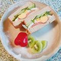 yesmama's cooksnap of when they made スモークサーモンライ麦サンド.