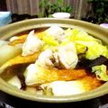 minomatu's cooksnap of when they made 残りご飯で京都風白い鳥鍋.