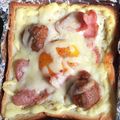 ikoccp's cooksnap of when they made カルボナーラトースト.