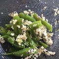 クックDAOELB☆'s cooksnap of when they made 【使いきり】さやいんげんのチーズ和え.