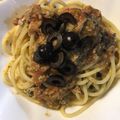 67luna's cooksnap of when they made さば缶とトマトのバジル風味パスタ.