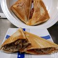 けんけん1016's cooksnap of when they made 簡単！朝食に＊市販焼売で焼売ホットサンド.