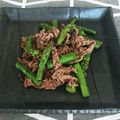 まさ☆SUN's cooksnap of when they made 牛肉とさやいんげんのオイスターソース炒め.