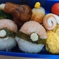 ☆なれ☆'s cooksnap of when they made 初級キャラ弁　ポケモン　モンスターボール.