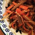 かのB's cooksnap of when they made 生姜のきんぴらごぼう♪簡単フライパンで.