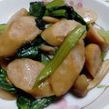 レオミウ's cooksnap of when they made 簡単！小松菜とウインナーのオイスター炒め.