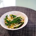 単★伝's cooksnap of when they made もやしと菜の花のピリ辛ナムル.