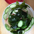 よーはるまー's cooksnap of when they made きゅうりとわかめのまろやかな酢の物.