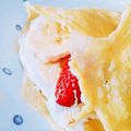ぴょぬさ's cooksnap of when they made 材料2つ！簡単クレープ 卵なし☆.