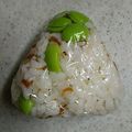 クックGB6431☆'s cooksnap of when they made アミエビと枝豆のおにぎり.