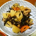 B子chan's cooksnap of when they made ひじき×じゃがいも♡鉄分補給の煮物.