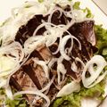 azbjbn's cooksnap of when they made マグロのたたき風 ごちそうサラダ ♪.