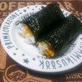NAOばあさん's cooksnap of when they made ゴマかつお節入りたくあん手巻き.
