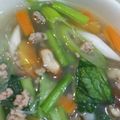 クックKW5VMH☆'s cooksnap of when they made 10分でできる小松菜の春雨スープ.
