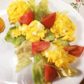 クックBLC4K5☆'s cooksnap of when they made ふわふわ卵と玉ねぎとキャベツのソテー.