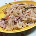 Sou18's cooksnap of when they made 麺つゆで★揚げ玉入り焼うどん.