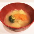❁Abake❁'s cooksnap of when they made お味噌汁にカラシ〜♪.