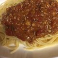 おかゆ。's cooksnap of when they made 大好き✿スパゲッティーミートソース.