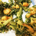 子ぶたのしっぽ's cooksnap of when they made 小松菜とエビのかき揚げ.