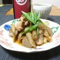 ダイナマイト漆黒's cooksnap of when they made 新ごぼうと蒟蒻の炊いたの　山椒風味.