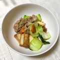 食べポジ's cooksnap of when they made 青梗菜と厚揚げの中華炒め.