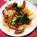 ☆mikkoぶ～☆'s cooksnap of when they made 簡単♪新玉ねぎとブロッコリー炒め♥.