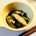 クック99FWM7☆'s cooksnap of when they made 麺つゆで✿小松菜と豚肉のさっと煮.