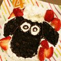 クックJ7KSGC☆'s cooksnap of when they made ひつじのショーン 誕生日ケーキ.