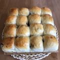 うめぼしこんぶ's cooksnap of when they made 20cmスクエア型で★ちぎりパン.
